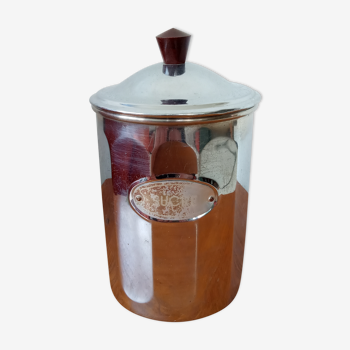 Chrome copper sugar pot