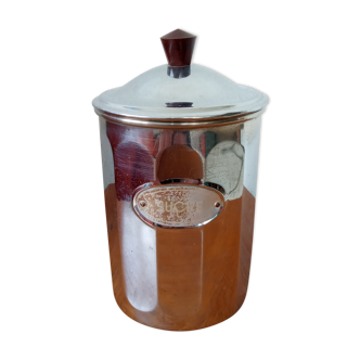 Chrome copper sugar pot