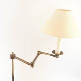 Telescopic bronze floor lamp