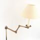Lampadaire télescopique en bronze