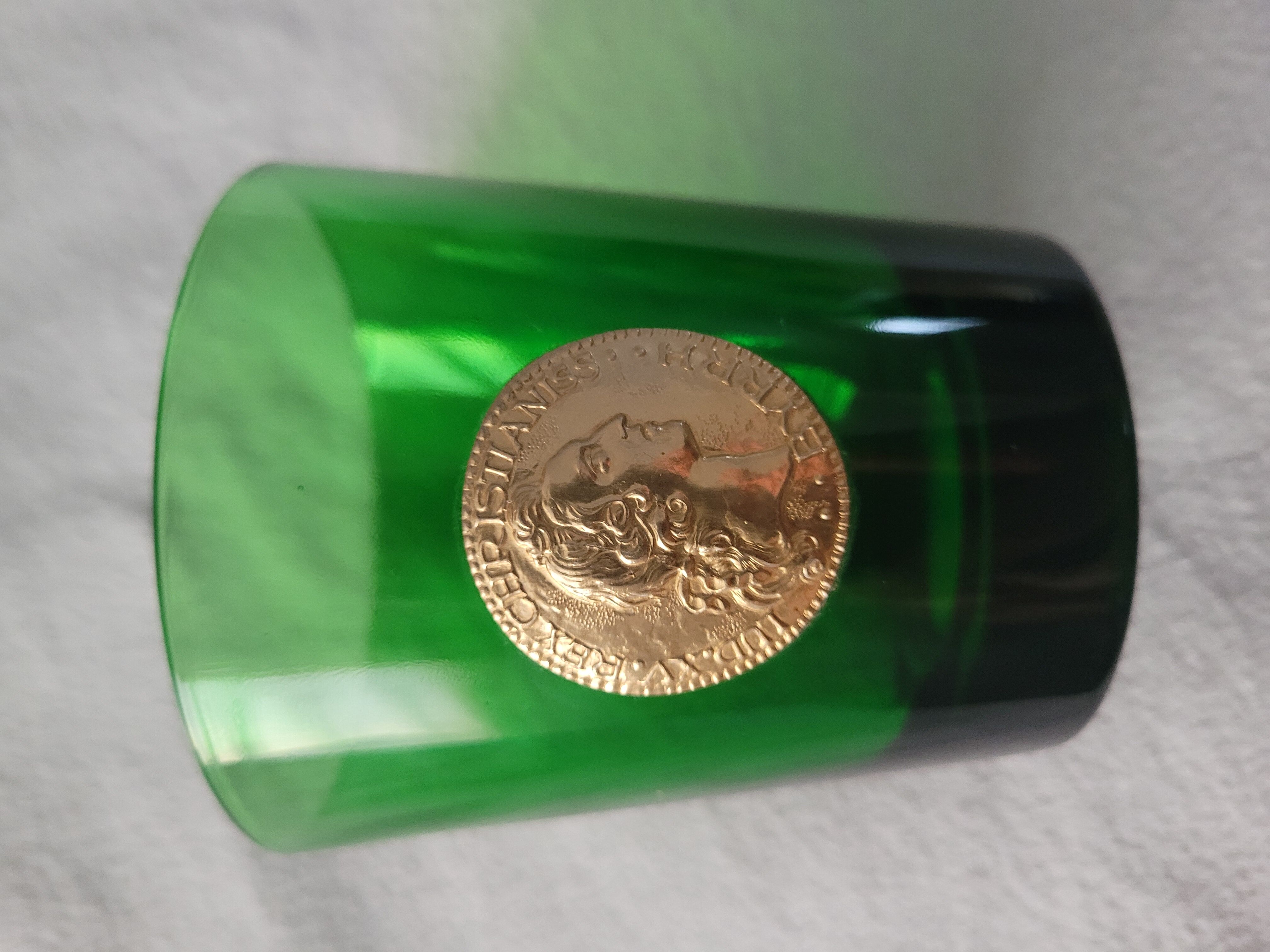 6 Vintage Byrrh / Dubonnet glasses