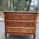 Vintage solid oak Louis XV commode from the 19th century.