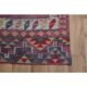 1970s Vintage Turkish Oushak Handmade Wool Cotton Pink Runner Rug 86x286