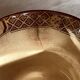Set of 4 vintage Sarreguemines tea cups and 5 saucers