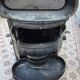 Antique wooden stove, Art Nouveau style