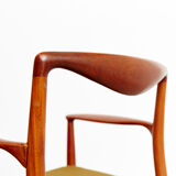 Table de salle à manger par Nanna Ditzel pour Saren Willadsen et chaises conçues par Kai Lyngfeldt-Larsen