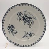 6 Dessert plates "Sarreguemines" Vega model