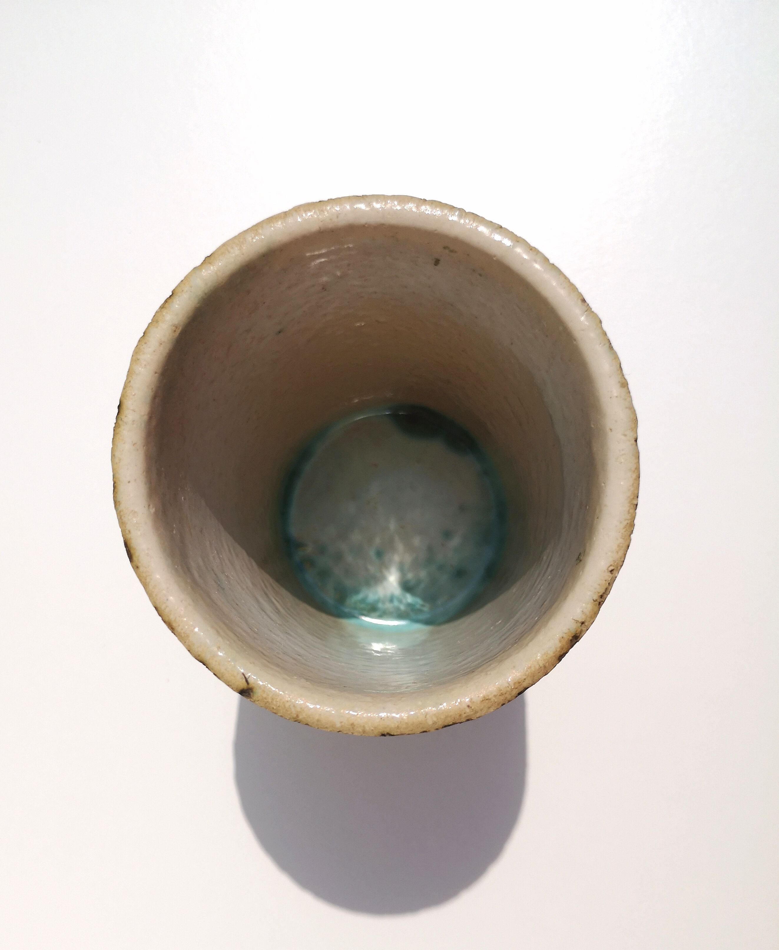 Duo vase / vintage ceramic candlestick
