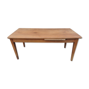 table de ferme en merisier