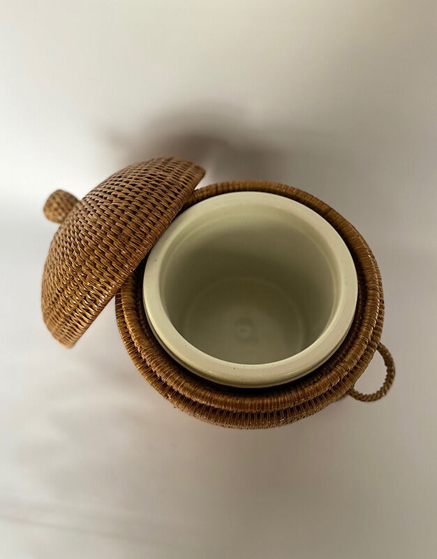 Rattan ice cube tray