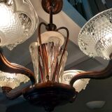 Vintage Art Deco chandelier 1950s