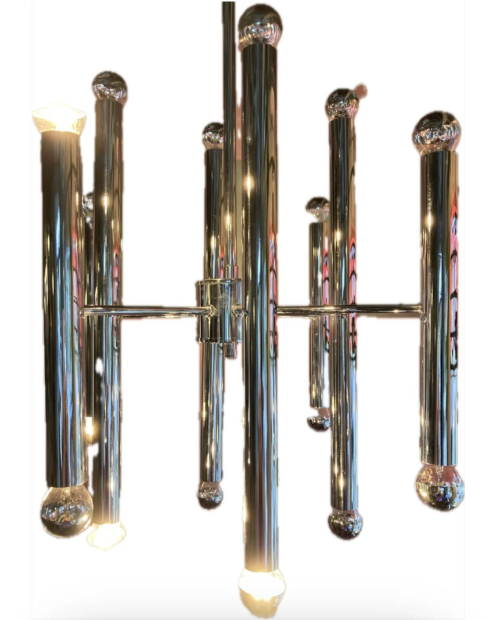 Vintage Sciolari pendant lamp, 1960s