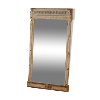 Miroir en bois sculpté, 173x91 cm