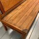 Banquette en bois vintage