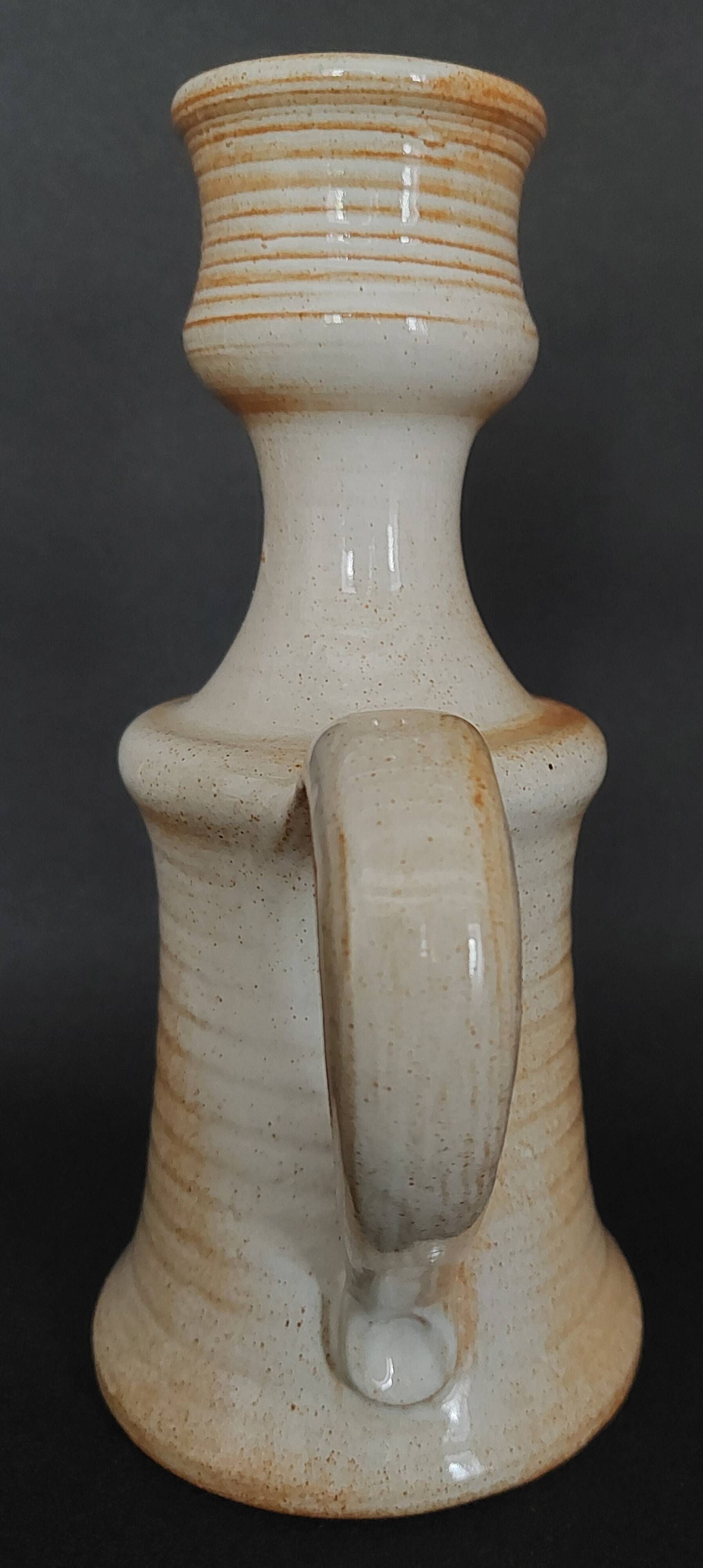 Vase en grès signé Montgolfier XXème