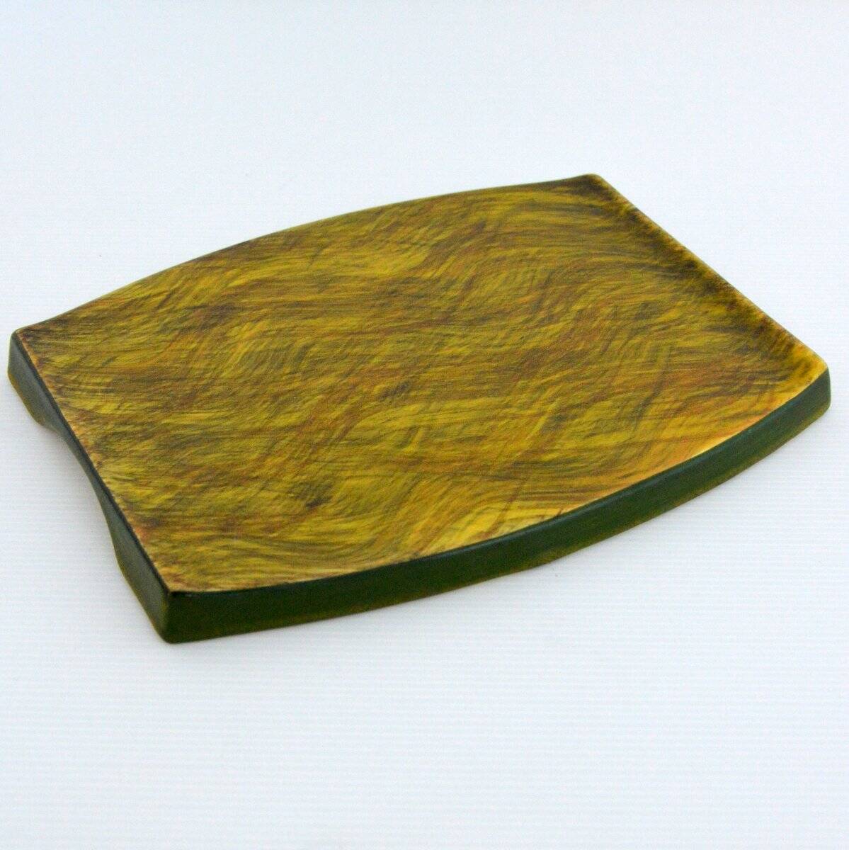 St Clement vintage hand-painted ceramic trivet