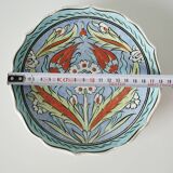 Decorative earthenware plate - hand-painted by İkbal Çini - Kütah
