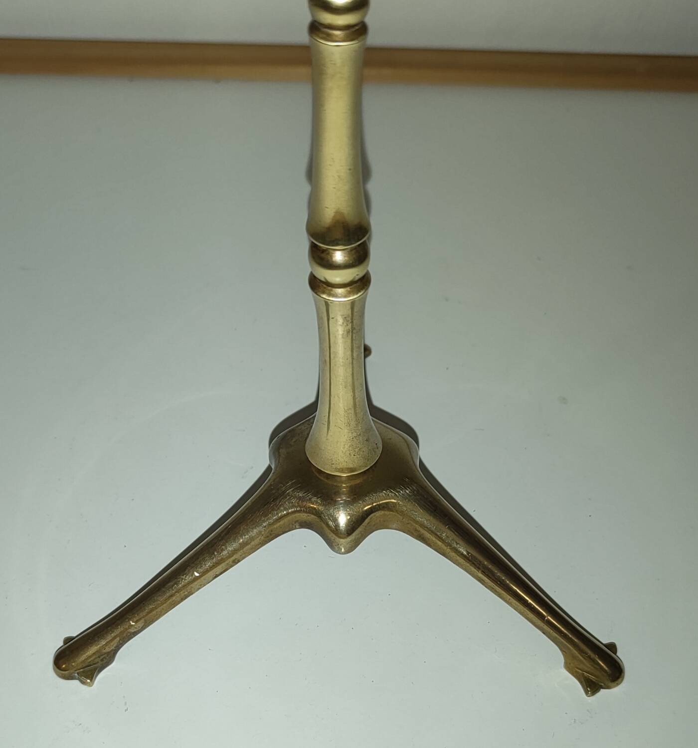 Brass and copper candlestick by Was Benson 1900