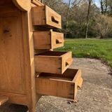 Small walnut desk from the 1950s