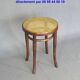 Thonet stool 1890 with new caning