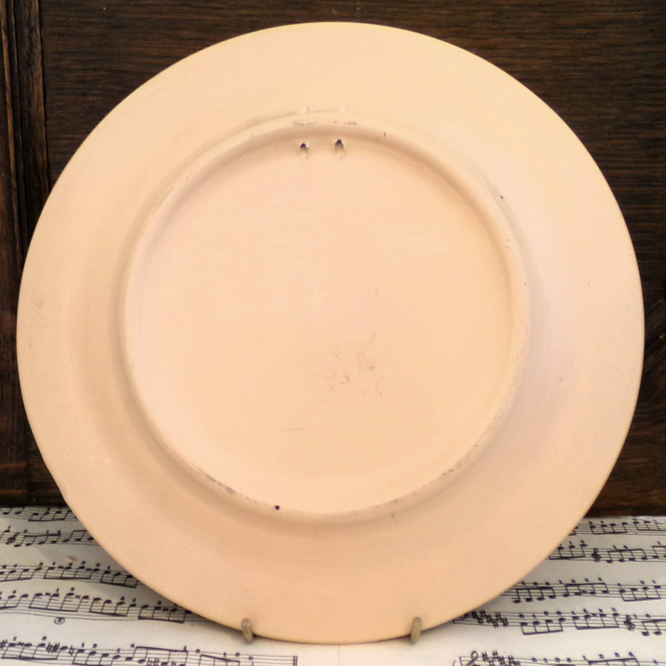6 vintage hand-painted plates signed Luis Palacin