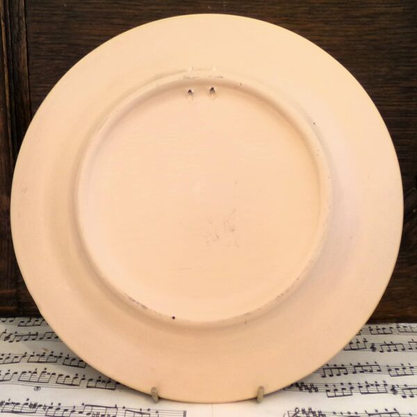 6 assiettes vintage peintes à la main et signées Luis Palacin