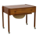 Table d'appoint avec panier en rotin, années 1960