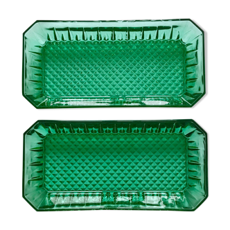 Green ramekins Arcoroc duo