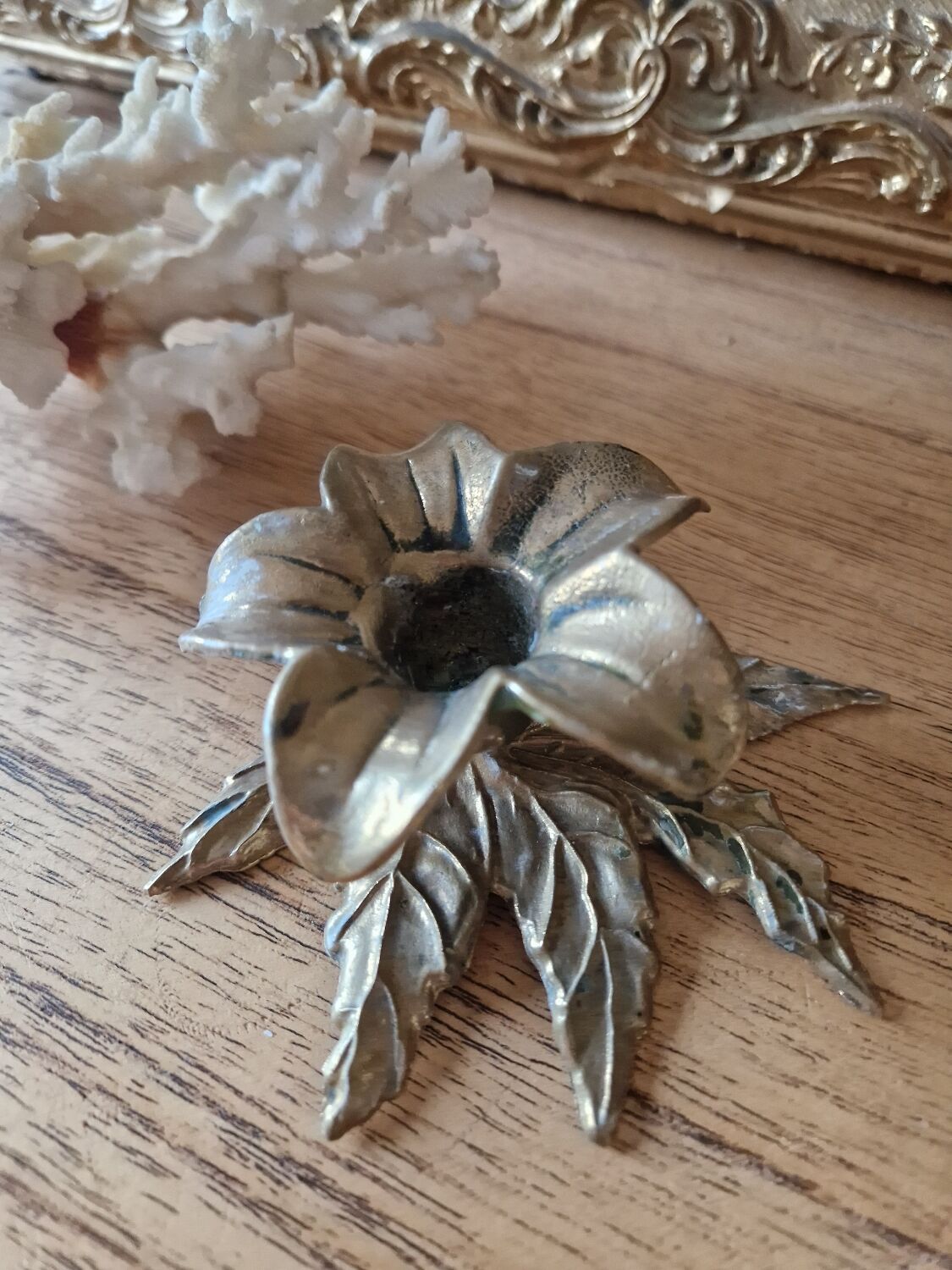 Vintage brass candlestick