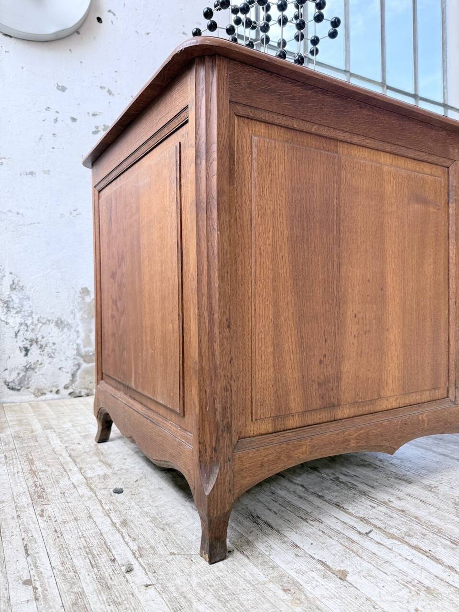 Oak desk or counter 1960