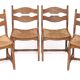 Set of 12 Guillerme and Chambron chairs