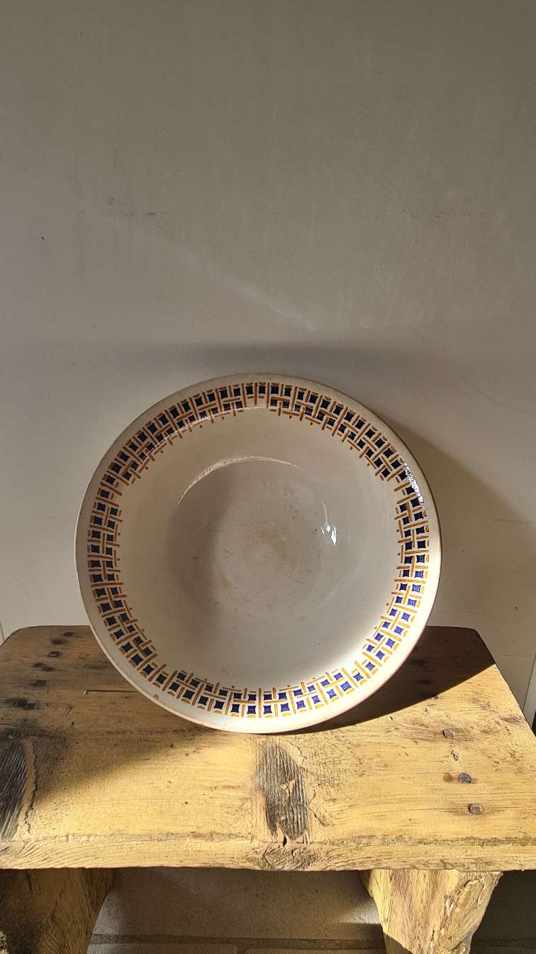 Salad bowl Givors earthenware