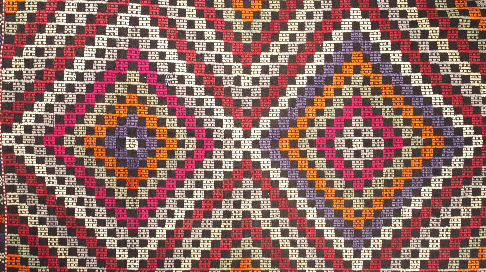 Anatolian handmade kilim rug 193 cm x 145 cm