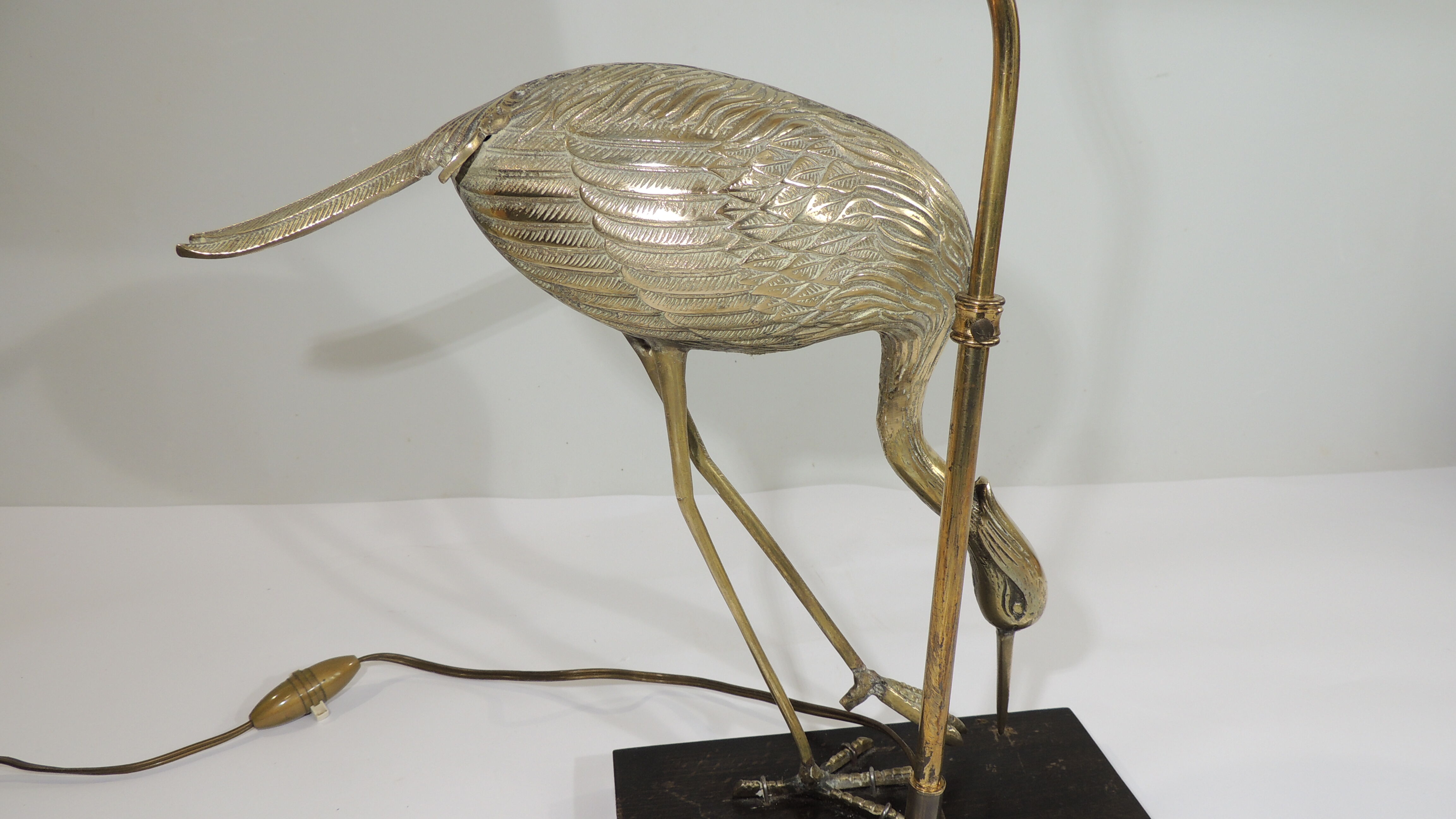Ibis model table lamp /brass/vintage /1970