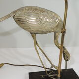 Lampe de table model Ibis laiton vintage 1970
