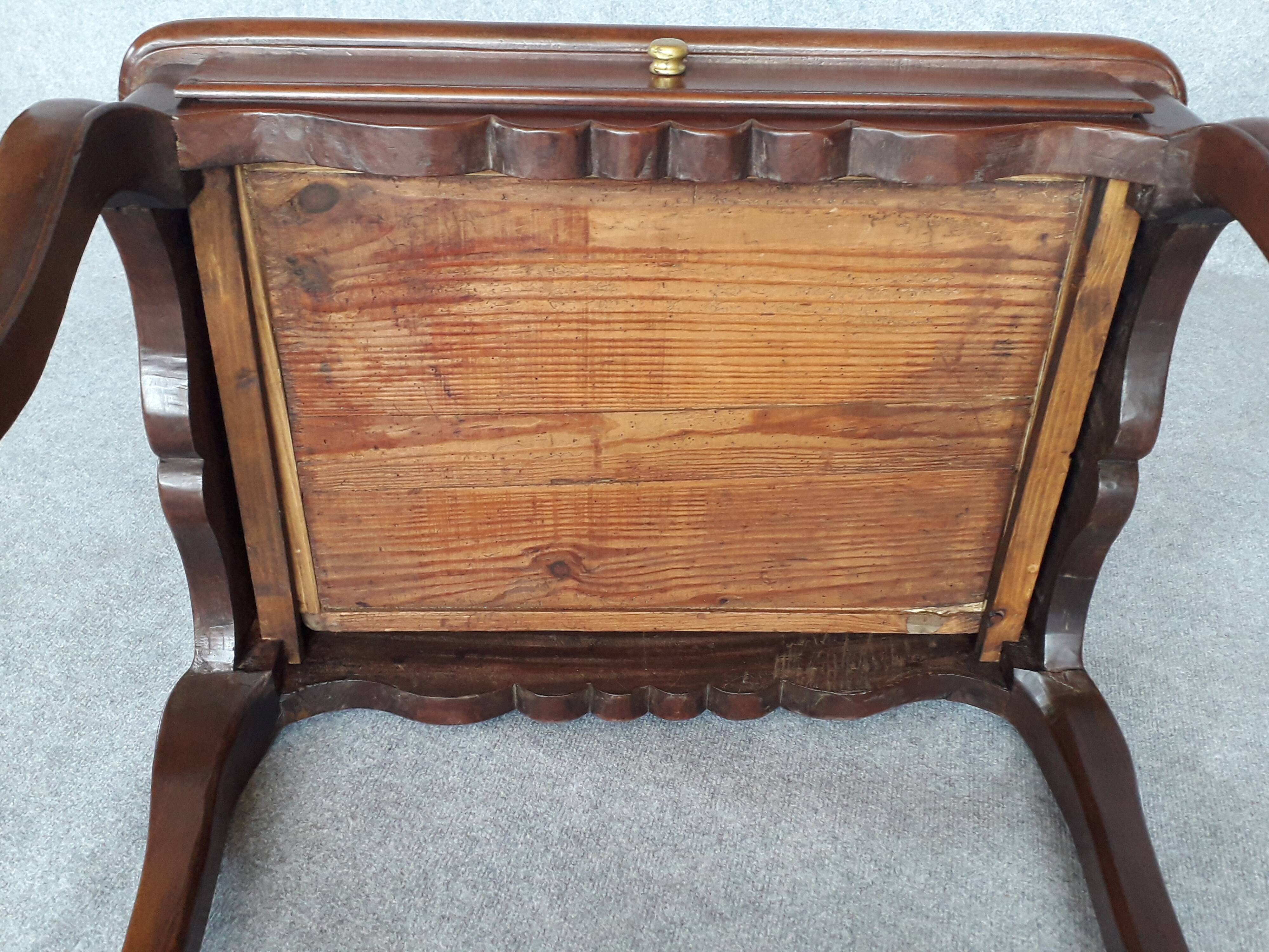 Louis XV period mahogany cabaret table