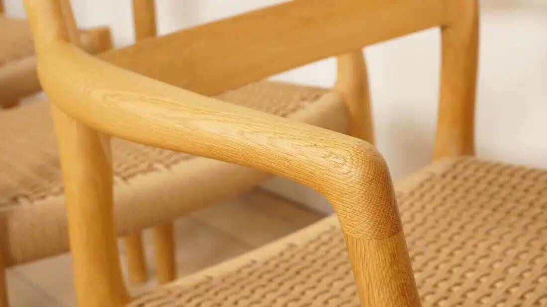 6 x dining chairs | Niels Otto Møller | Model 84 & 67 | Oak | Restored