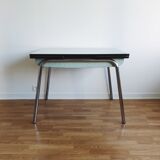 Table & chaises formica bleu
