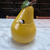 Vintage pear slip pot