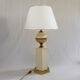 Lampe néoclassique beige et or