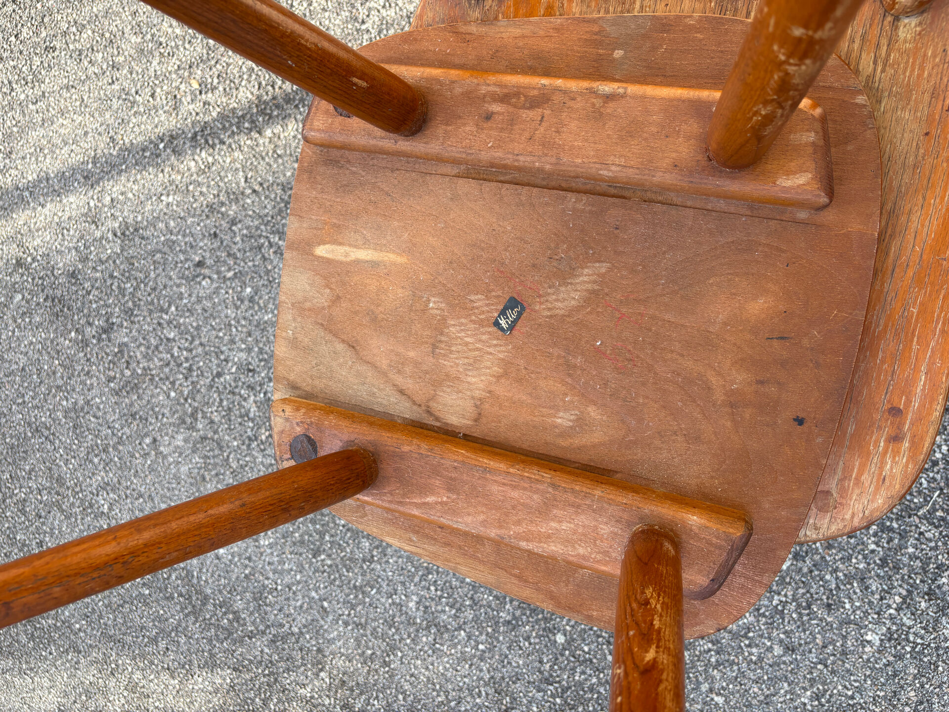 Série de 5 chaises bistrot Hiller