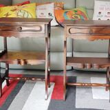 Pair of art deco bedside tables