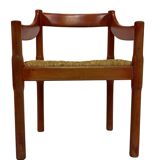 Vintage Carimate chair design by Vico Magistretti