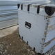 Wooden storage travel trunk