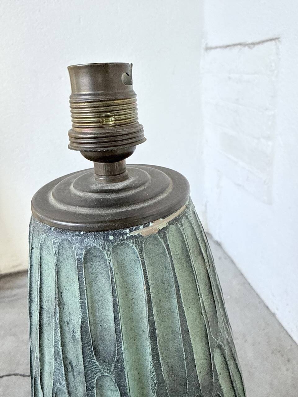 XL ceramic lamp from the 60s blin