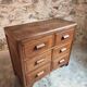 Vintage French Oak Chest of Drawers – 1930s, Solid Oak Storage Cabinet with Four Drawers