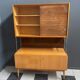 Jitona cabinet with desk two tone wood 1960s