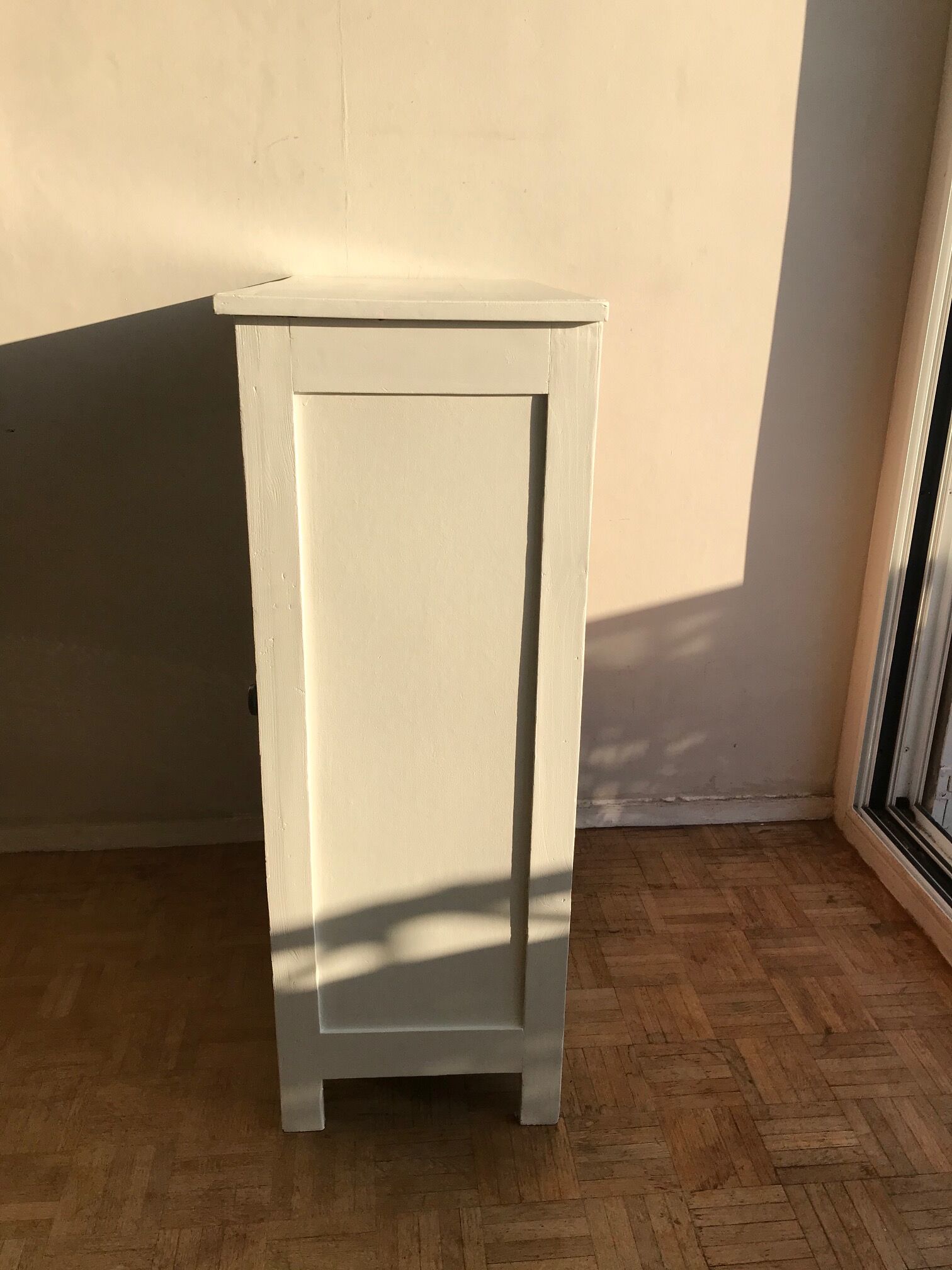 Parisian buffet of the 1940s painted white