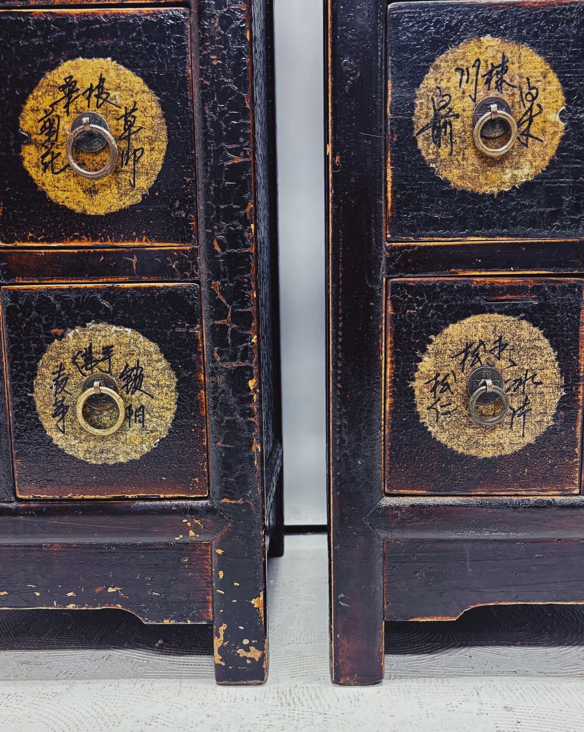 Antique Chinese apothecary cabinet
