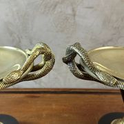Pair of pharmacy casseroles